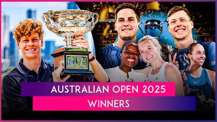 Australian Open 2025: Jannik Sinner, Madison Keys And Other Winners At Year's First Grand Slam