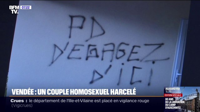 On a plus de vie normale : harcelé, un couple homosexuel vit dans la peur en Vendée