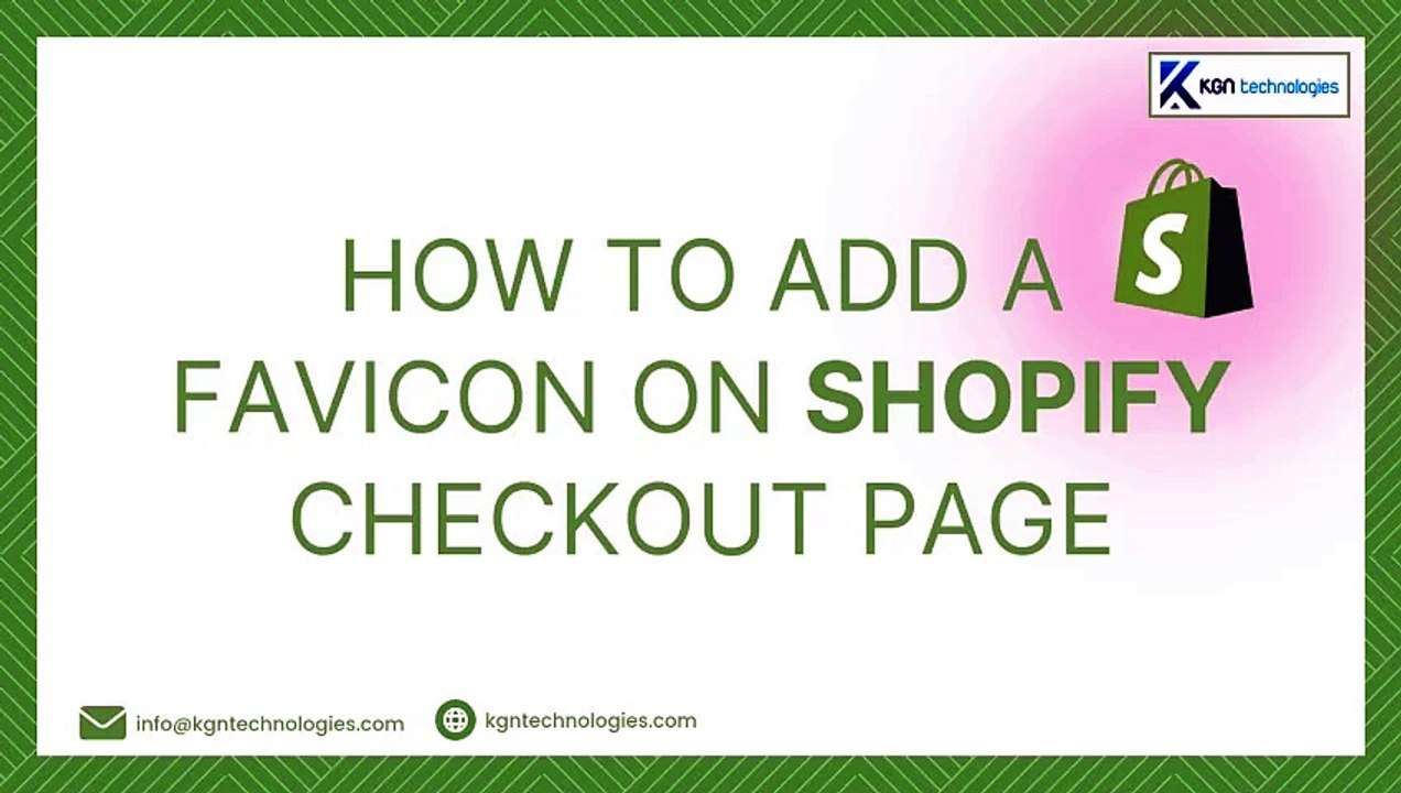 How to Add a Favicon on Shopify Checkout Page