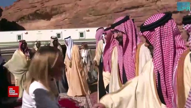 Prens Salman, İtalya Başbakanı Meloni’yi El-Ula arkeolojik kentinde ağırladı