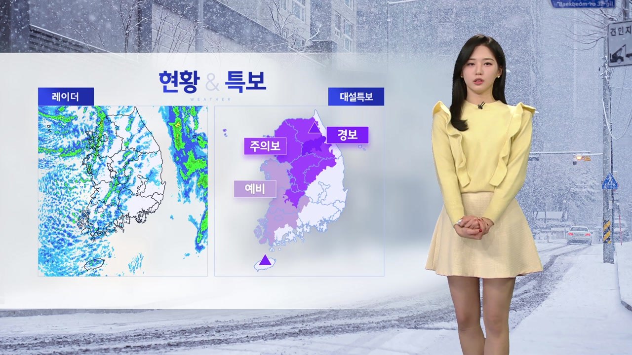 [날씨] 서울 남서부 대설주의보...밤부터 다시 강한 눈구름 유입 / YTN