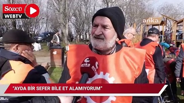 Emekli yürekleri dağladı! Ayda bir sefer bile et alamıyorum