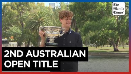 "It means so much to me," says Sinner on second Australian Open title