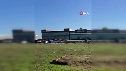 O anlar böyle kaydedildi! Mahalle savaş alanına döndü