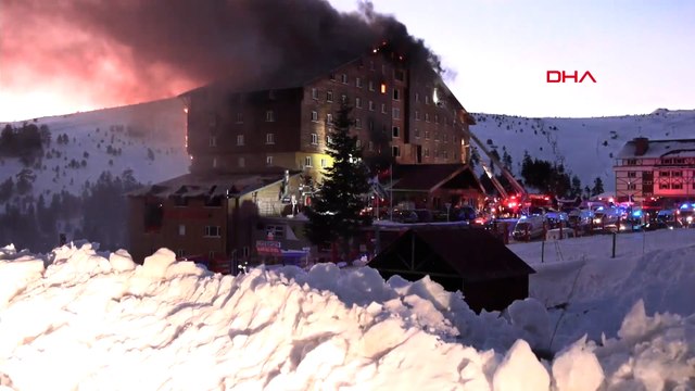 Bolu’daki otel yangını, mutfakta kızgın yağın tutuşmasıyla başlamış