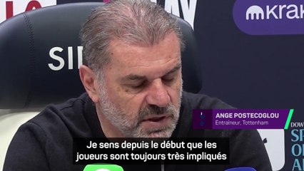 Postecoglou confiant malgré la mauvaise passe