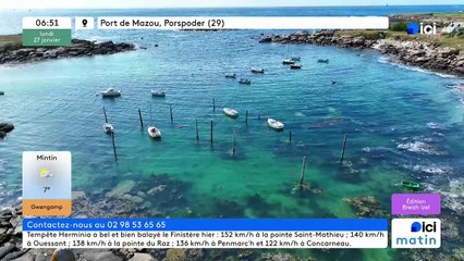 27/01/2025 - ici matin par  ici Breizh Izel en vidéo