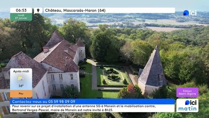 27/01/2025 - ici matin par ici Béarn Bigorre en vidéo