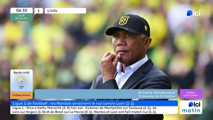 27/01/2025 - ici matin par ici Loire Océan en vidéo