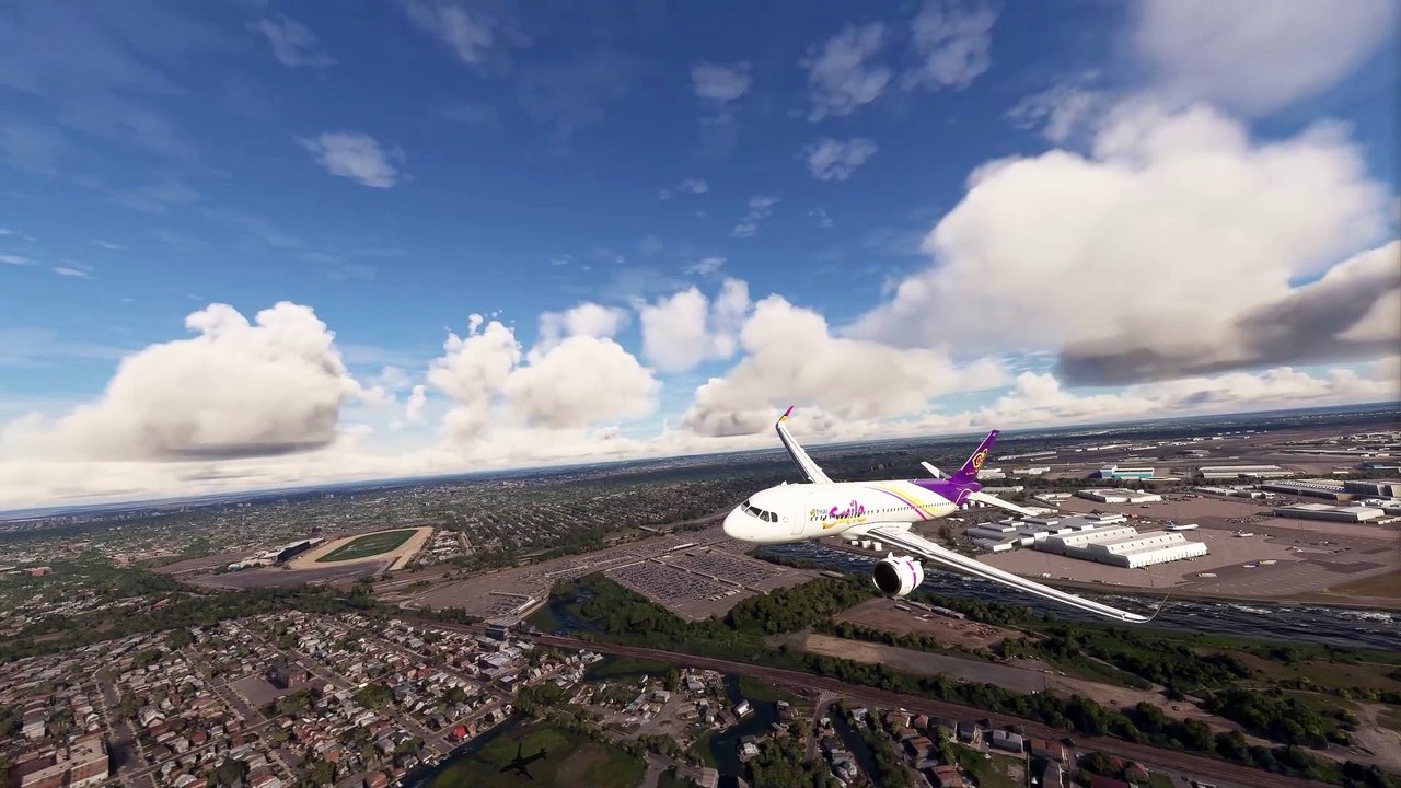 Beautiful Takeoff Thai Smile Airways A320neo at John F. Kennedy International Airport (JFK), New York, United States