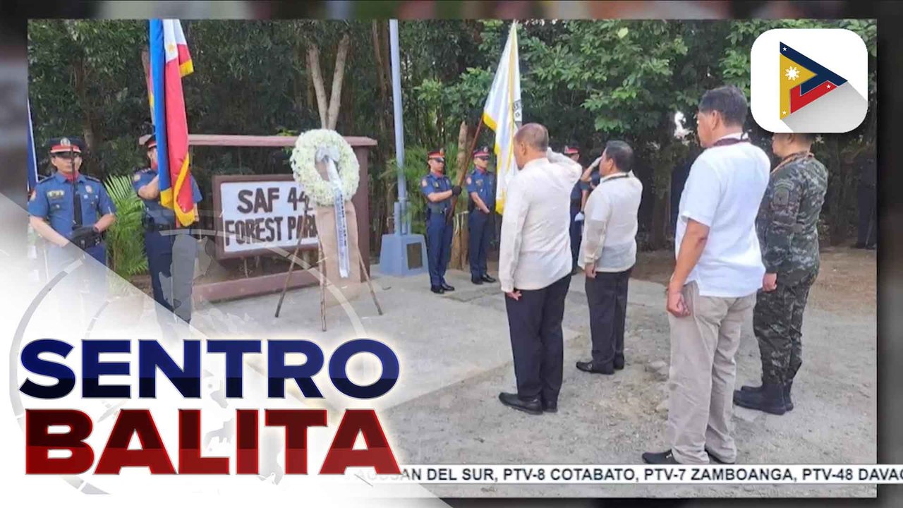 National Police College, nagsagawa ng wreath laying ceremony bilang pag-alala sa kabayanihan ng SAF 44