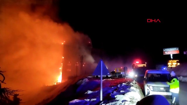 Bolu’daki otel yangını mutfakta kızgın yağın tutuşmasıyla başladı