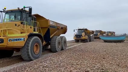 'Bulldozers are back' on West Sussex beach to reduce coastal flood risk