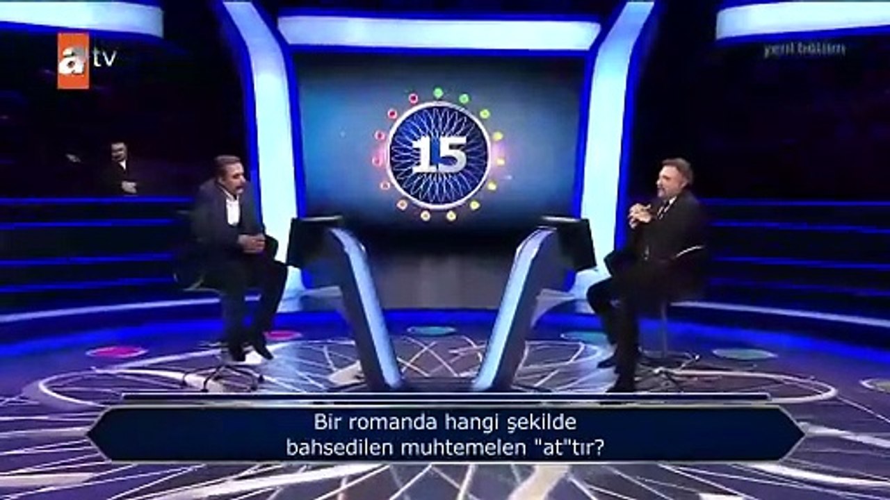 ‘Kim milyoner olmak ister?’de İlk soruda elenerek rekor kırdı