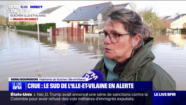 On est arrivé en catastrophe, on a jamais vu ça : le sud de l'Ille-et-Vilaine en alerte face aux crues historiques