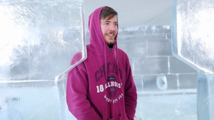 “I Survived 24 Hours Straight in Ice for $100,000 🧊💰 | MrBeast Challenge”
