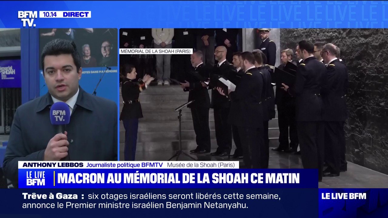 "Ne rien céder face à l'antisémitisme": Emmanuel Macron en déplacement au mémorial de la Shoah ce matin