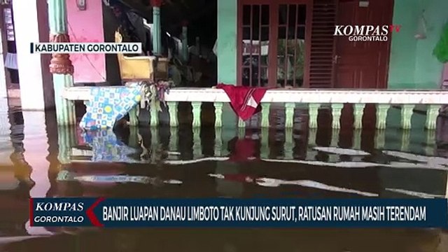 Banjir Luapan Danau Limboto Masih Merendam Ratusan Rumah, Warga Mengaku Belum Dapat Bantuan