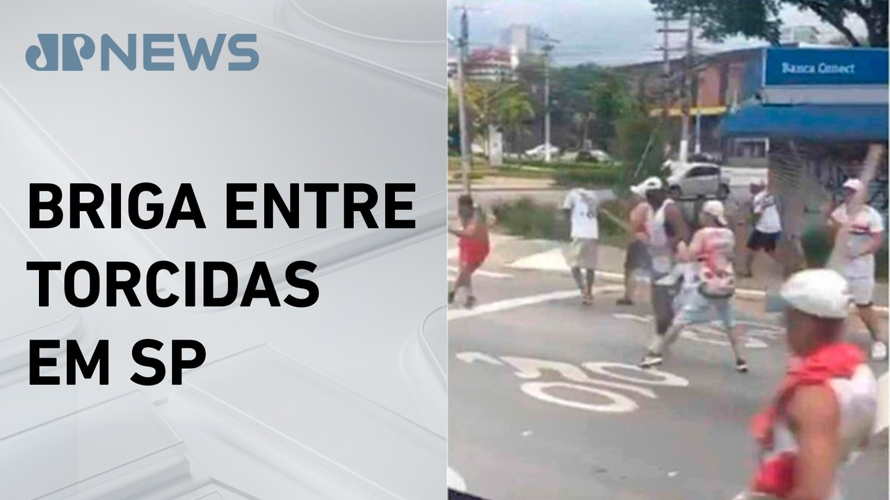 Torcedores de Corinthians e São Paulo brigam antes do clássico