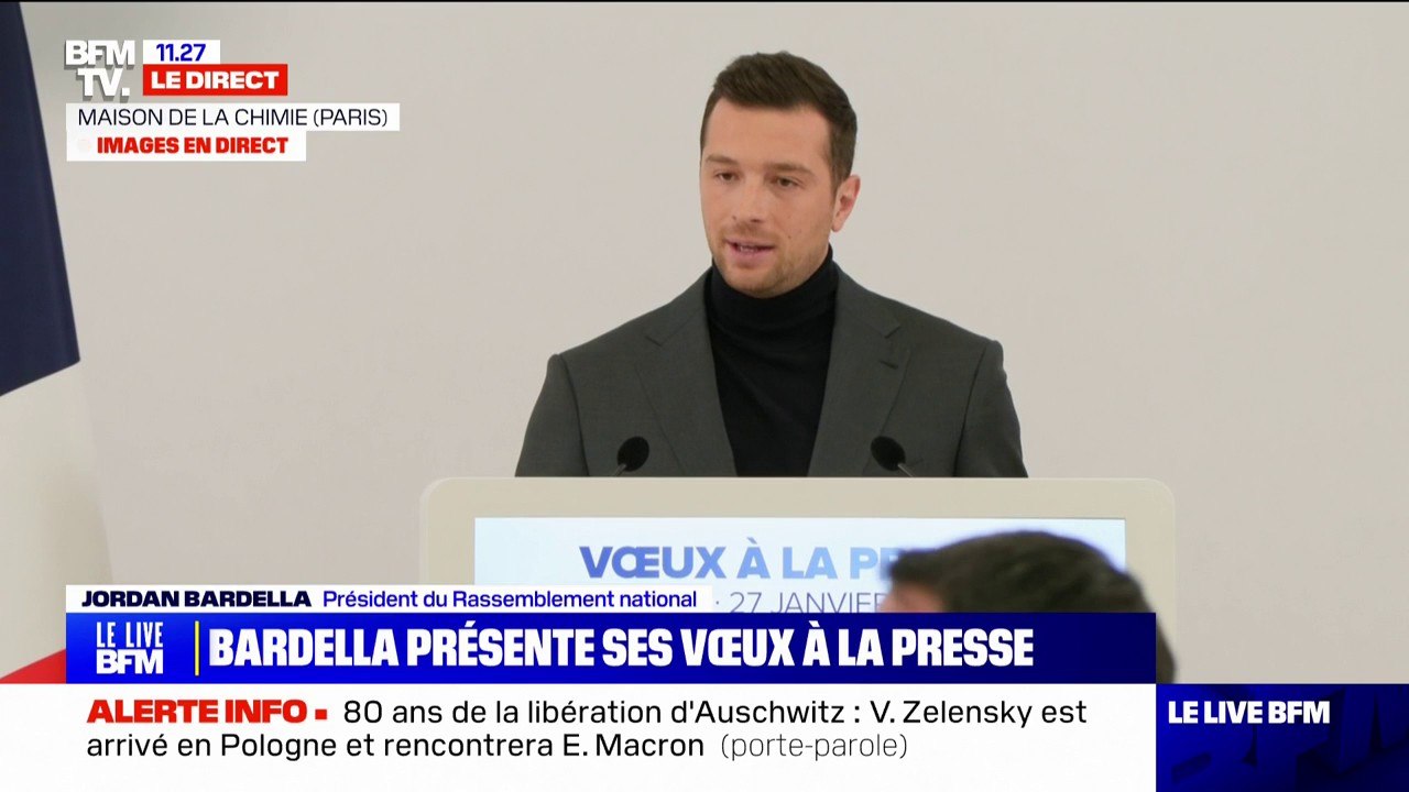 "Je me réjouis que la société allemande puisse prendre conscience aujourd'hui qu'une politique d'immigration massive bouscule les grands équilibres d'une société", déclare Jordan Bardella