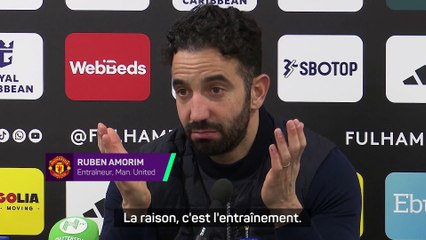 Amorim reproche à Rashford de ne pas en faire assez à l’entraînement