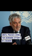 UNIFIL praises China for demining efforts in Lebanon