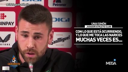 Unai Simón explota: "los que no quieran animar, que se queden en casa"
