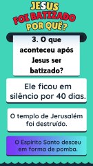 SAIBA O PORQUÊ JESUS SE BATIZOU MESMO SENDO O FILHO DE DEUS
