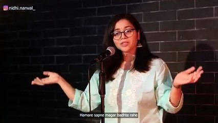 “Duniya aur Hum” by Nidhi Narwal | Spoken Word Poetry