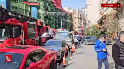Beyoğlu'nda otelde yangın paniği