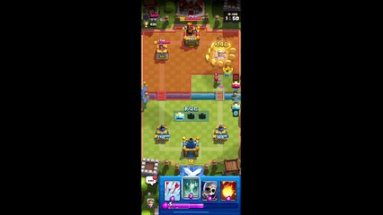 [Clash Royale] -14- Beginner played 1 month to get 4500 trophy / 1 day