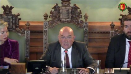 El alcalde Jesús Julio Carnero, en su intervención en el pleno de Valladolid