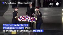 Commémorations d'Auschwitz: Macron appelle 