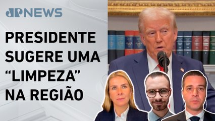 Trump sugere que palestinos deixem a Faixa de Gaza; Neitzke, Beraldo e Deysi comentam