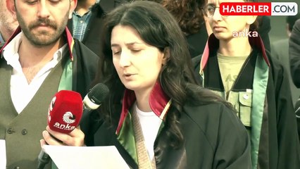 İzmir'de Avukatlar, Fırat Epözdemir'in Tutuklanmasını Protesto Etti