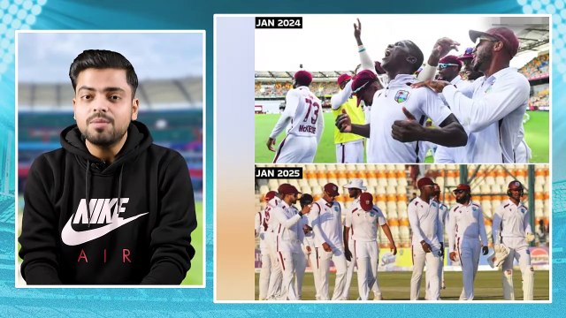 PAK vs WI： History in Multan, West Indies beat PAK in Tests after 35-long years & level series 1-1 !