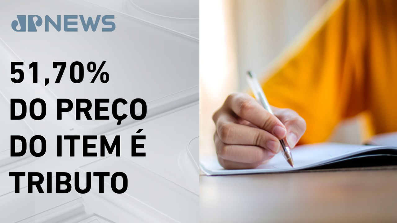 Caneta é um dos itens mais caros do material escolar