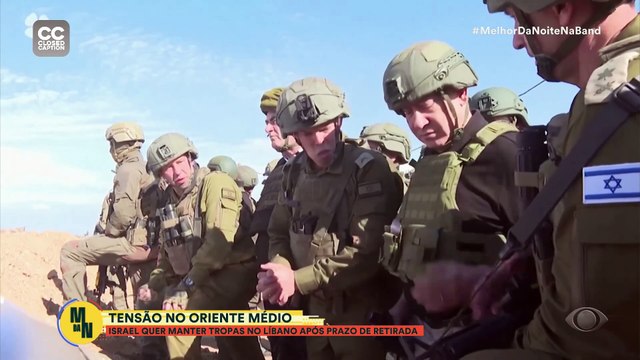 Tensão no Oriente Médio: Israel quer manter tropas no Líbano | Melhor da Noite