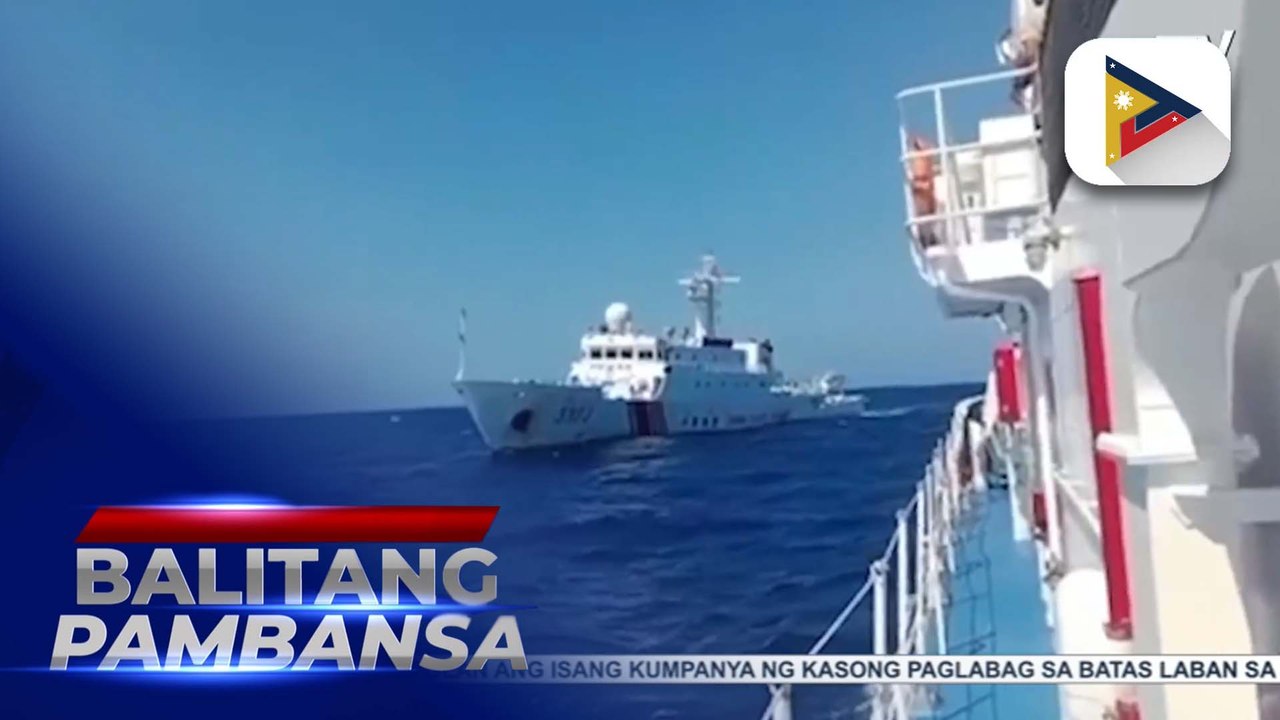 Barko ng China Coast Guard, naitaboy papalayo ng PCG mula sa Zambales
