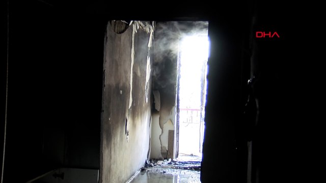 3 katlı binanın bodrum katında çıkan yangında 8 kişi dumandan etkilendi