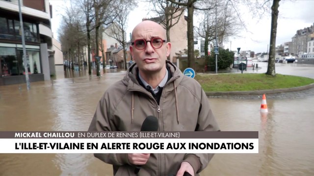 L'Ille-et-Vilaine placé en vigilance rouge inondations