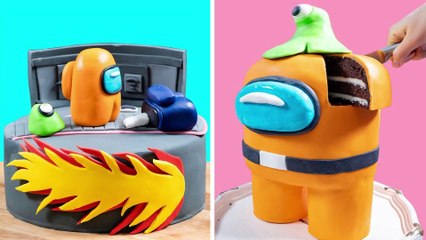 Satisfying Cake Decorating | Amazing Among Us Cakes | Super Cake #15