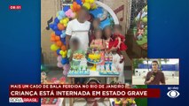 Criança de 2 anos é atingida na cabeça por bala perdida no RJ