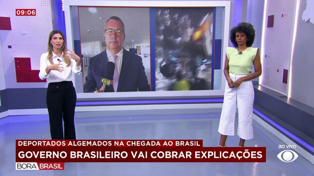 Governo brasileiro pede explicações ao EUA sobre maus-tratos a deportados
