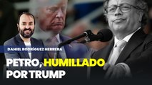 Gustavo Petro se baja los pantalones ante Donald Trump