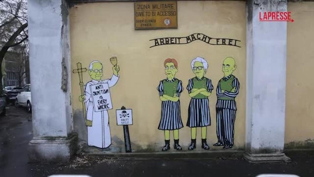 A Milano il nuovo murale di aleXsandro Palombo in occasione del Giorno della Memoria