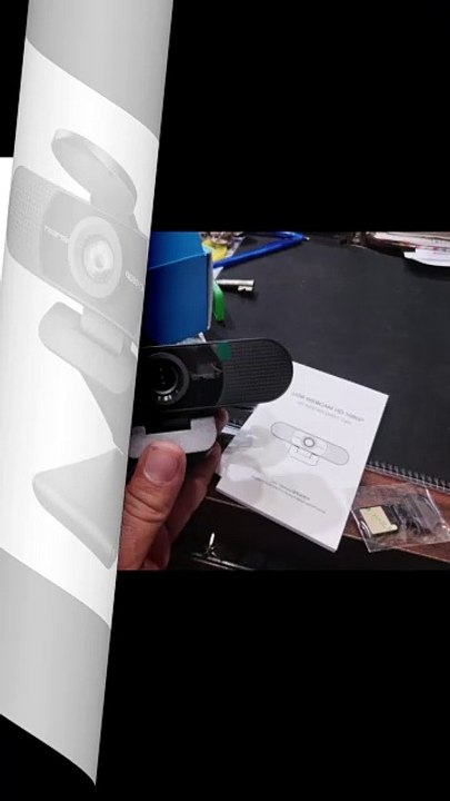 Webcam With Microphone, Web Camera, 2 Mics Streaming Webcam With Privacy Cover, 90°view Computer Camera, Plug & Play Usb Webcam For Calls/ Conference