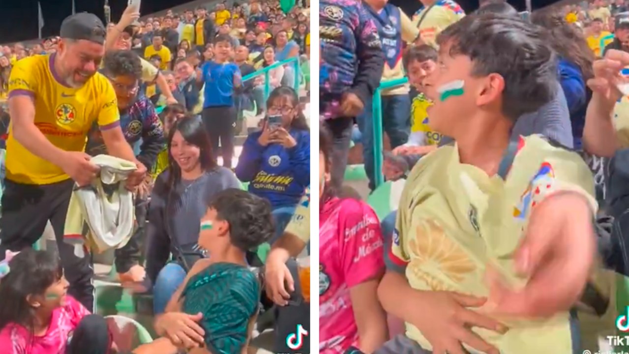 Del Santos al América, niño se cambia de equipo después de ver al Tricampeón en vivo