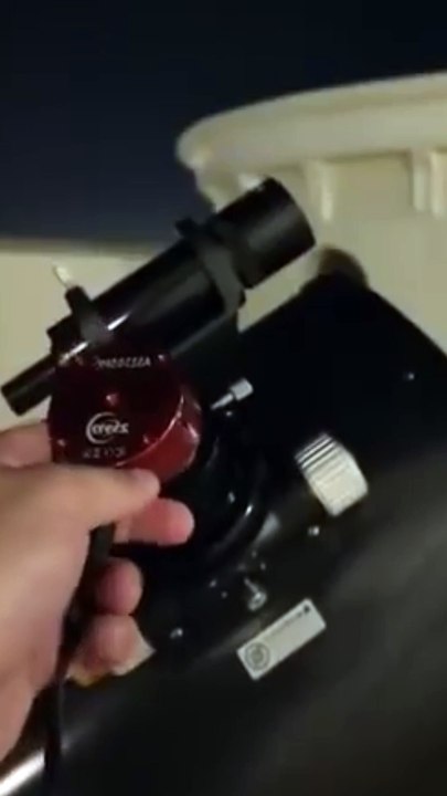 Arab Man Uses Powerful Telescope to Zoom on Moon Cities