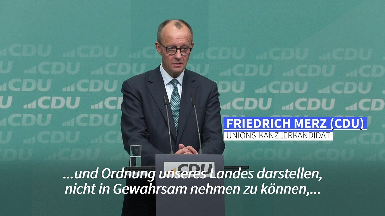 Merz schlägt Abschiebehaft-Plätze auf Gefängnis-Gelände vor